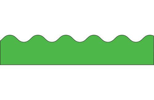 Green Scalloped Borders