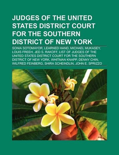 Judges of the United States District Court for the Southern District of New York