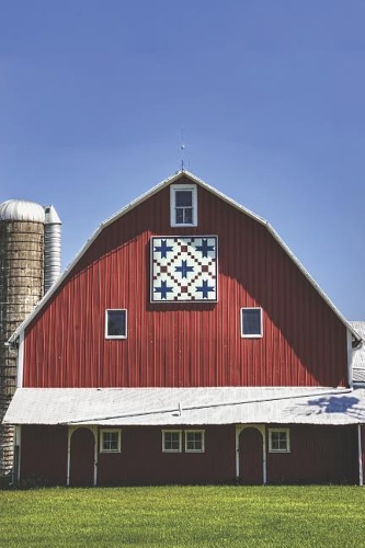 Barn Quilt Portable Notebook
