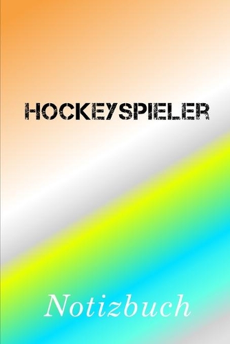 Hockeyspieler Notizbuch