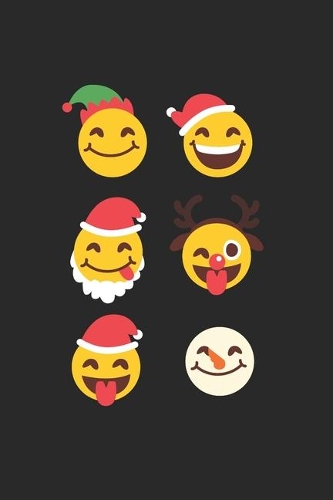 Christmas Emojis Notebook: Notebook / 6x9 Zoll / 120 ruled Pages