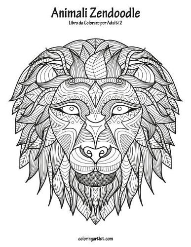 Animali Zendoodle Libro da Colorare per Adulti 2