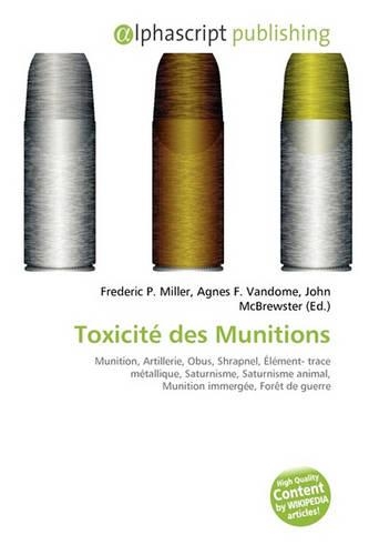 Toxicite Des Munitions