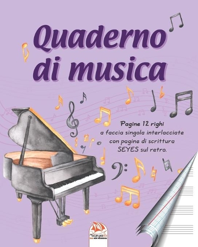 Quaderno di musica - 12 righi