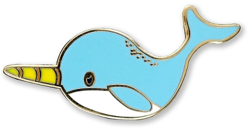 Enamel Pin Narwhal
