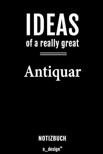 Notizbuch für Antiquare / Antiquar