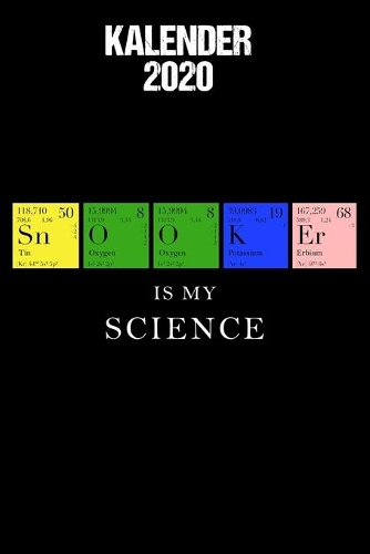 Kalender 2020 Snooker is Science: Terminplaner 2020 Snooker Zuschauer oder Geschenk für Snooker Spieler/ 6x9 Zoll 120 Seiten / Terminkalender Snooker Fan für Mannschaft Spieltage