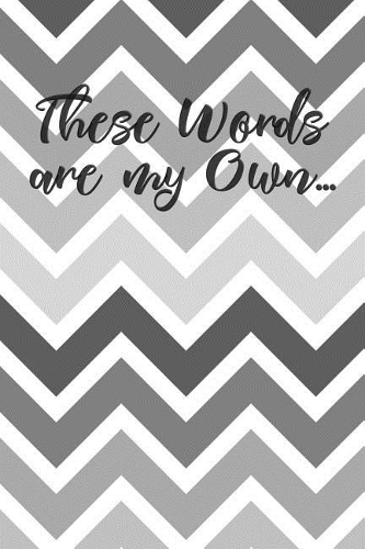 Gray Chevron Journal: Gray Notebook for Women Chevron Blank Journal Diary for Kids 150 Lined Pages (6x9)