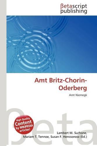 Amt Britz-Chorin-Oderberg: (German)