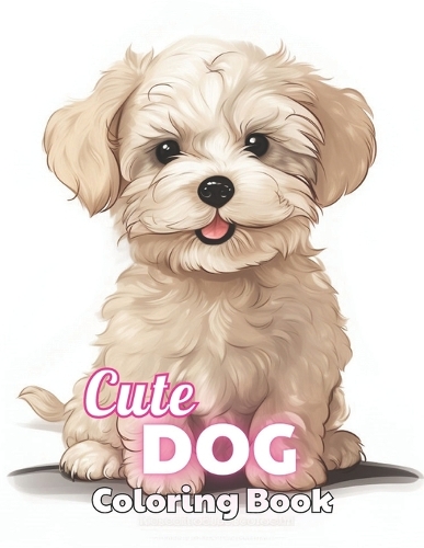 Cute Dog Coloring Book
