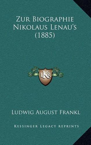 Zur Biographie Nikolaus Lenau's (1885)