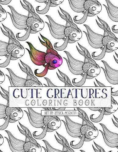 Cute Creatures Coloring Book
