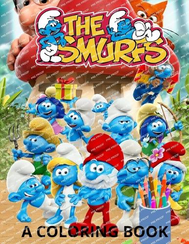 Smurfs coloring book for kids