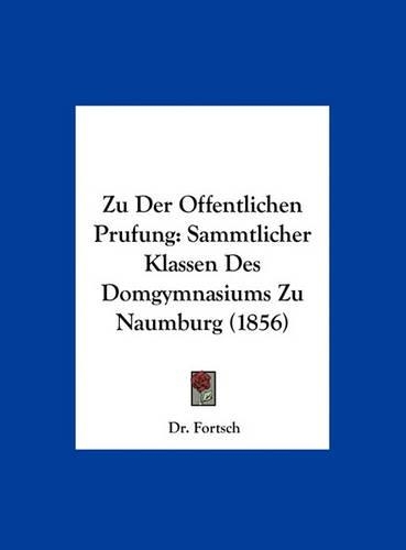 Zu Der Offentlichen Prufung