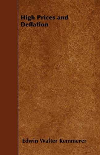 High Prices and Deflation