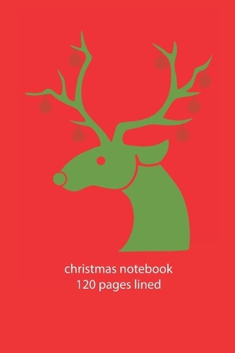 christmas notebook 120 pages lined