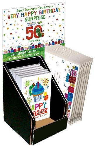 Happy Birthday Vhc 6 Copy Counter Display with Envelopes