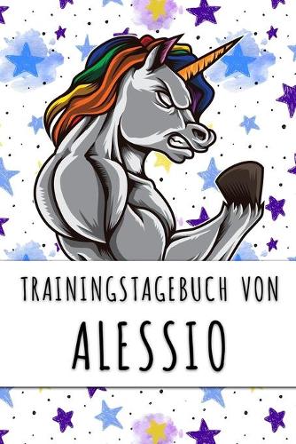 Trainingstagebuch von Alessio: Personalisierter Tagesplaner für dein Fitness- und Krafttraining im Fitnessstudio oder Zuhause