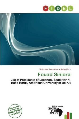 Fouad Siniora: (English)