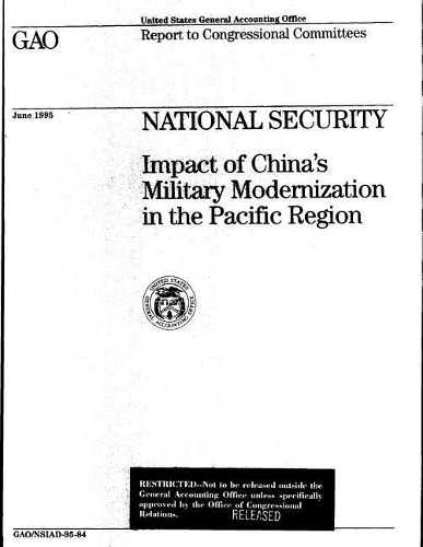 National Security: Impact of China's Military Modernization in the Pacific Region