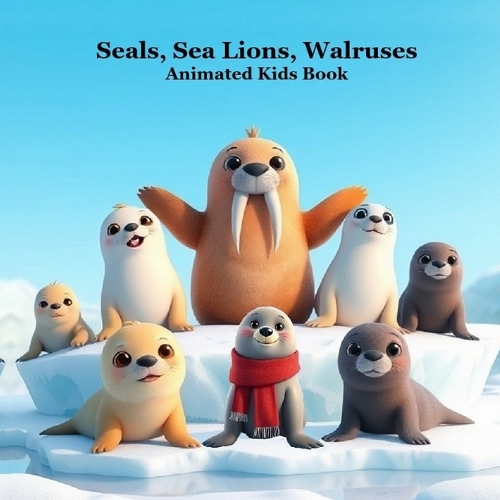 Seals, Sea Lions, Walruses, Animated Kids Book