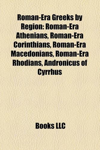 Roman-Era Greeks by Region