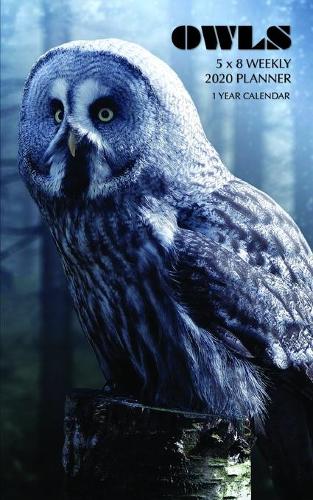 Owls 5 x 8 Weekly 2020 Planner: 1 Year Calendar
