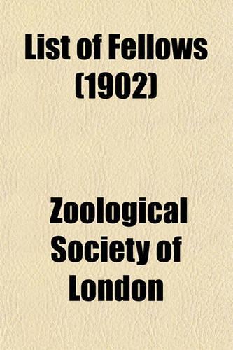List of Fellows (1902): (English)
