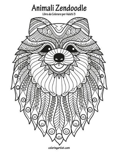 Animali Zendoodle Libro da Colorare per Adulti 3