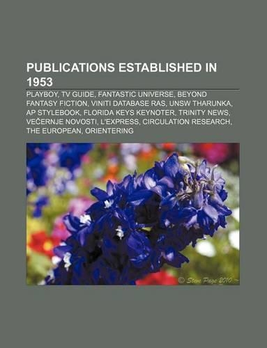 Publications Established in 1953