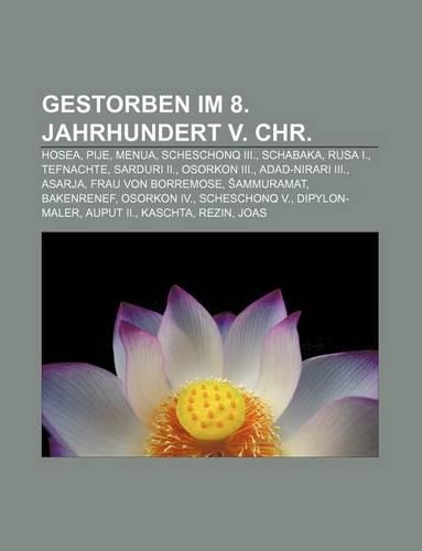 Gestorben Im 8. Jahrhundert V. Chr.