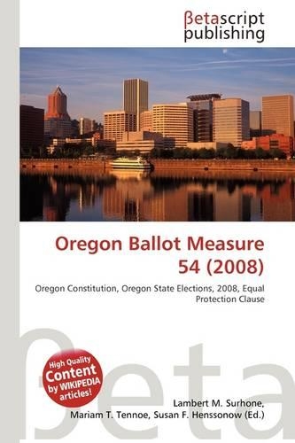 Oregon Ballot Measure 54 (2008)