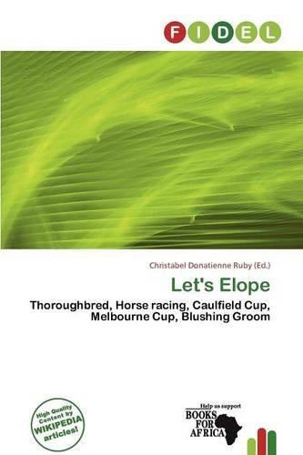 Let's Elope: (English)