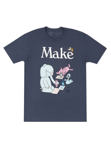 Elephant & Piggie Make Unisex T-Shirt X-Large