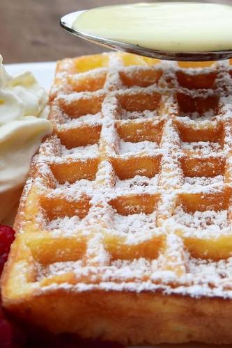 See the Waffle. Be the Waffle. Delicious Belgium Waffle Journal