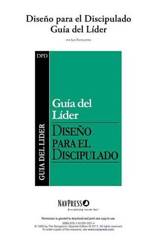 Dfd Leader's Guide (Spanish) Guia del Lider