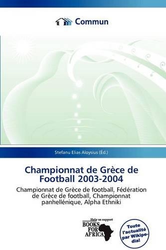 Championnat de Gr Ce de Football 2003-2004