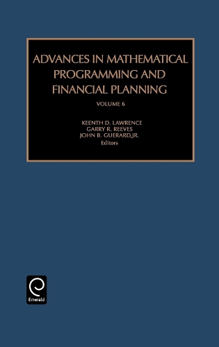 Advances in Mathematical Programming and Financial Planning: (6 Advances in Mathematical Programming and Financial Planning)