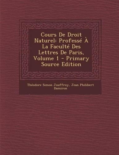 Cours de Droit Naturel