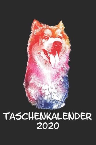 Taschenkalender 2020: Taschenkalender für Sept. 2019 bis Dezember 2020 A5 Terminplaner Wochenplaner Terminkalender Wochenkalender Organizer mit Sibirischer Husky Hund Hun