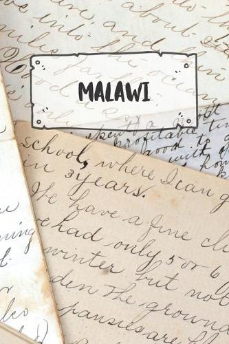 Malawi: Ruled Travel Diary Notebook or Journey Journal - Lined Trip Pocketbook for Men and Women with Lines