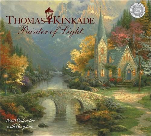 Thomas Kinkade Painter of Light Calendar with Scripture