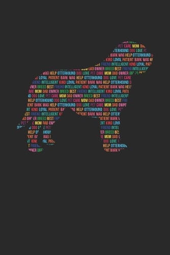 Otterhound Journal - Otterhound Notebook 'Word Cloud' - Gift for Otterhound Lovers