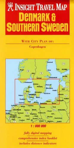 Denmark and Southern Sweden Insight Travel Map