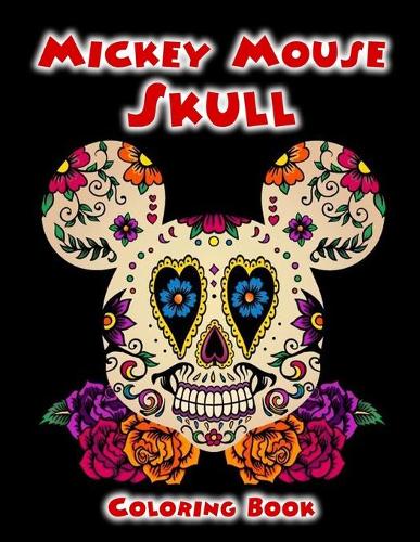 Mickey Mouse Skull Coloring Book