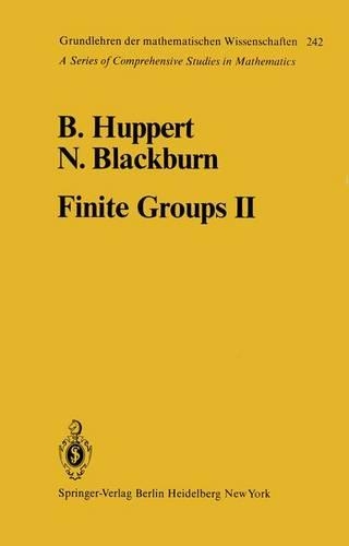 Finite Groups II: (242 Grundlehren der Mathematischen Wissenschaften)
