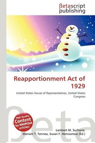 Reapportionment Act of 1929