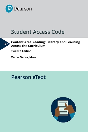 Pearson eText Content Area Reading