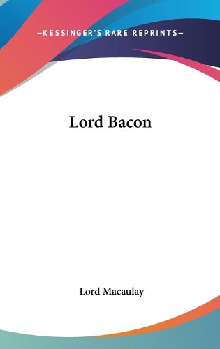 Lord Bacon: (English)