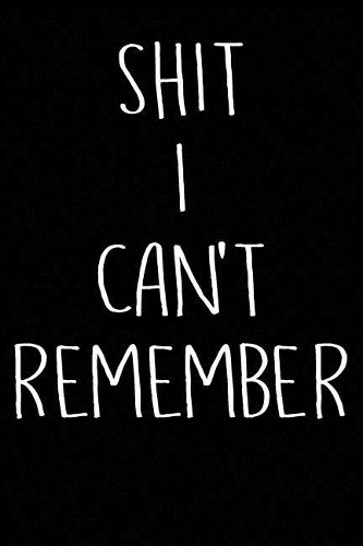 Shit I Can't Remember